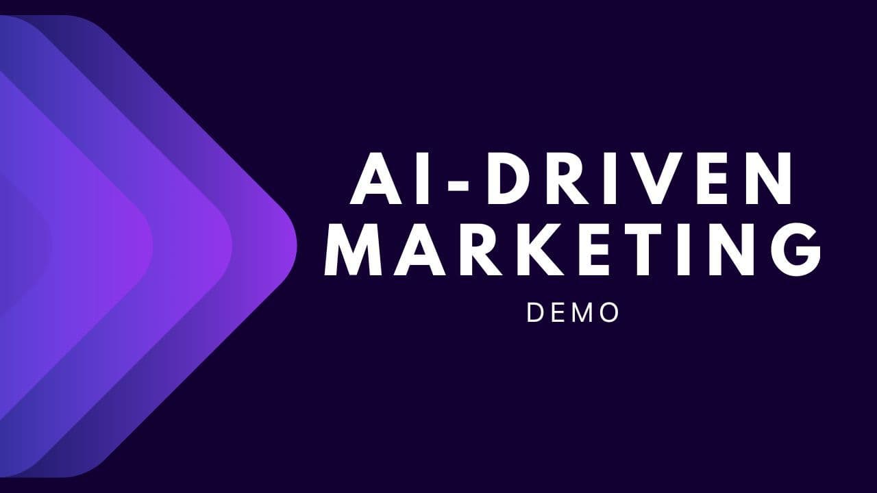 AI driven marketing